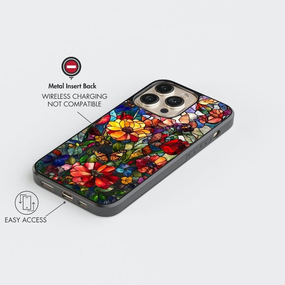 Floral Phone Cover – iPhone 16, 15 Pro, 14, Galaxy S25, S24, S24 Ultra, Pixel 9 - Picture 8 of 9